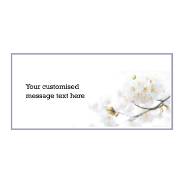 Customised gift card (White...