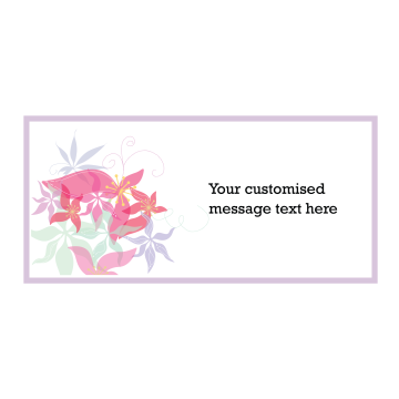 Customised gift card (Pink...