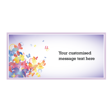 Customised gift card (Blue...