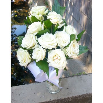 Presented White Rose