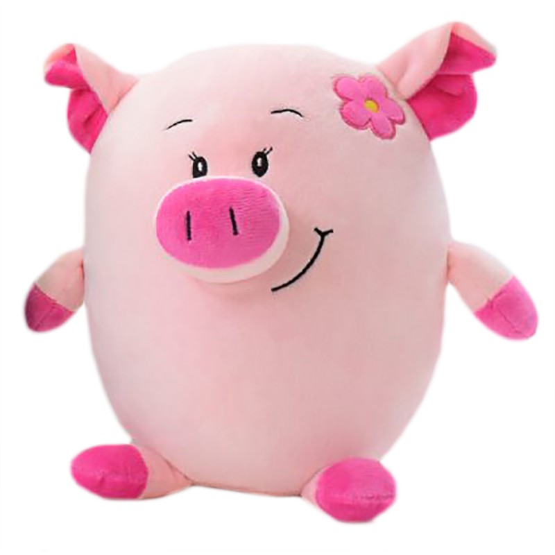 pig stuffed toy blue magic