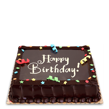 Chocolate Dedication Cake...