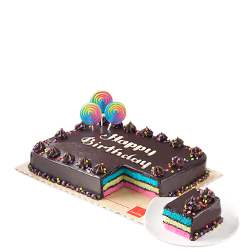 Rainbow Dedication Cake...