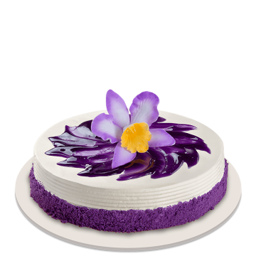 Ube Bloom Red Ribbon Cake