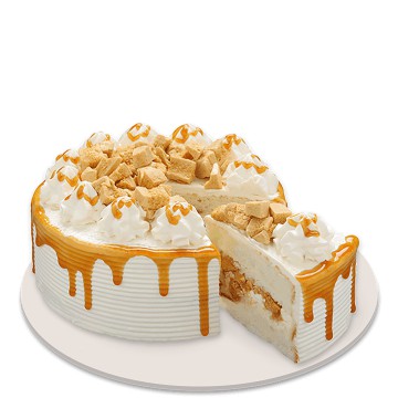 Caramel Crunch Red Ribbon Cake