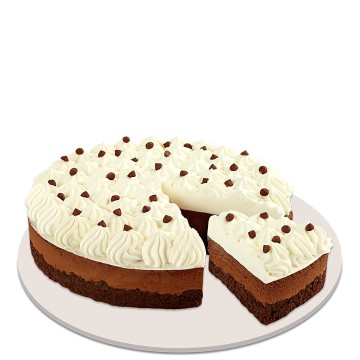 Chocolate Mousse Ribbon Cake