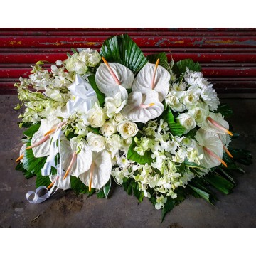 White Casket Spray I