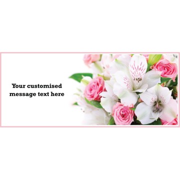 Customised gift card (Roses)