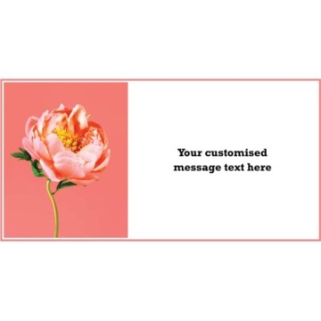Customised gift card (Peach)