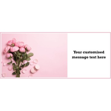 Customised gift card (Rose...