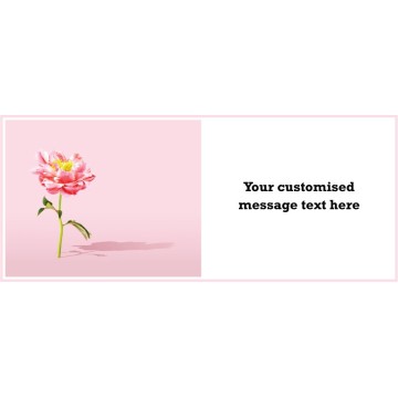 Customised gift card (Pink)
