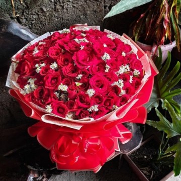 99 Red Rose Bouquet